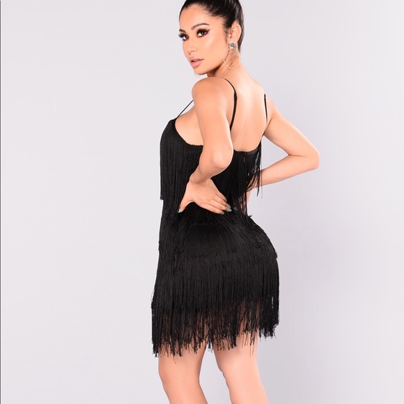 Fashion Nova Dresses & Skirts - Fashion Nova Something To You Fringe Dress Black